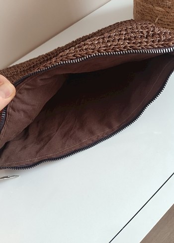 Bohem Örgü Kadın Clutch Çanta - Görsel 4