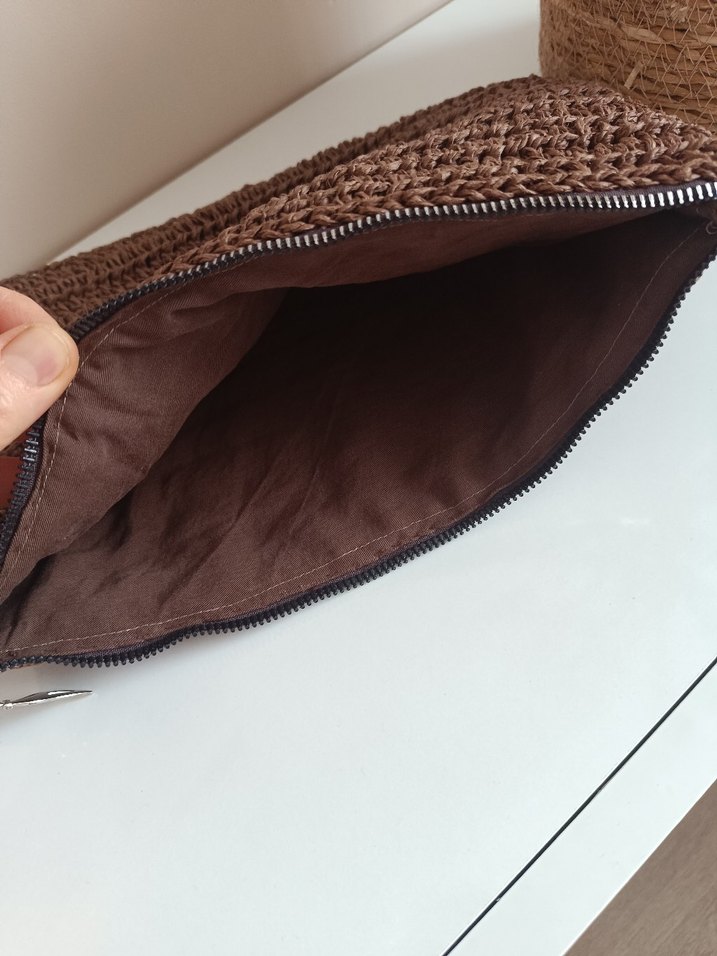 Bohem Örgü Kadın Clutch Çanta - Görsel 4