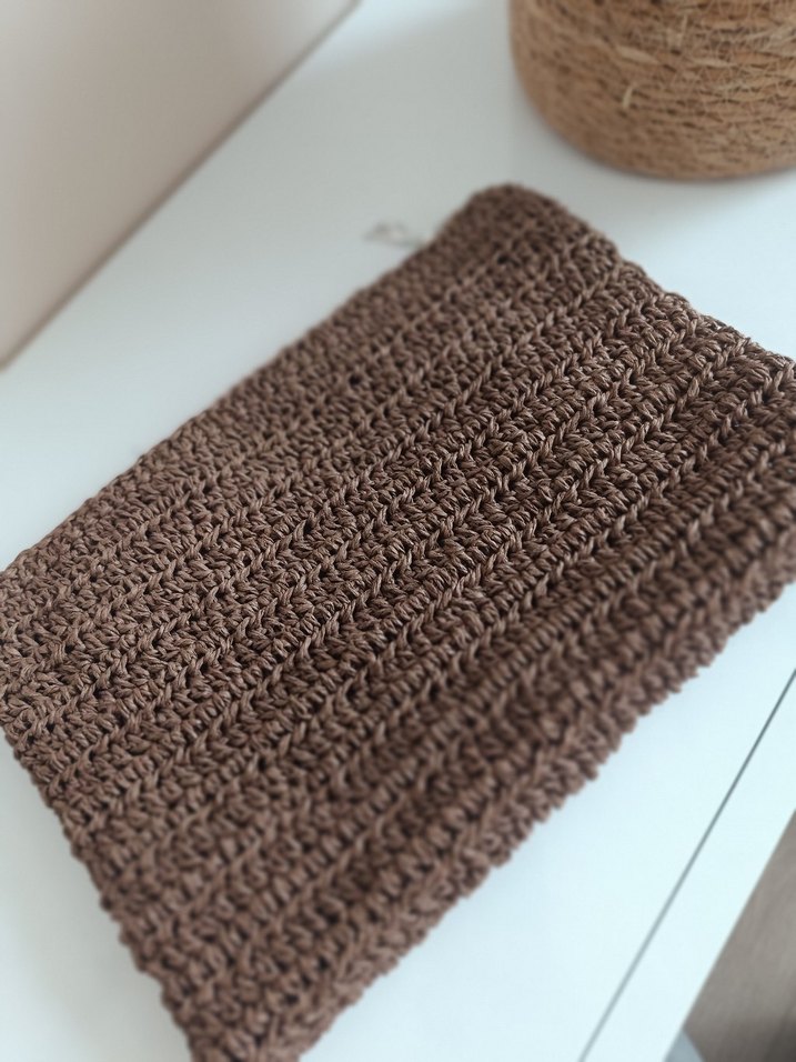 Bohem Örgü Kadın Clutch Çanta - Görsel 2