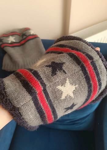 Erkek çocuk bere ve atkı. - Görsel 3