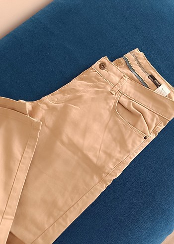 Bej renk erkek çocuk pantolon. - Görsel 3