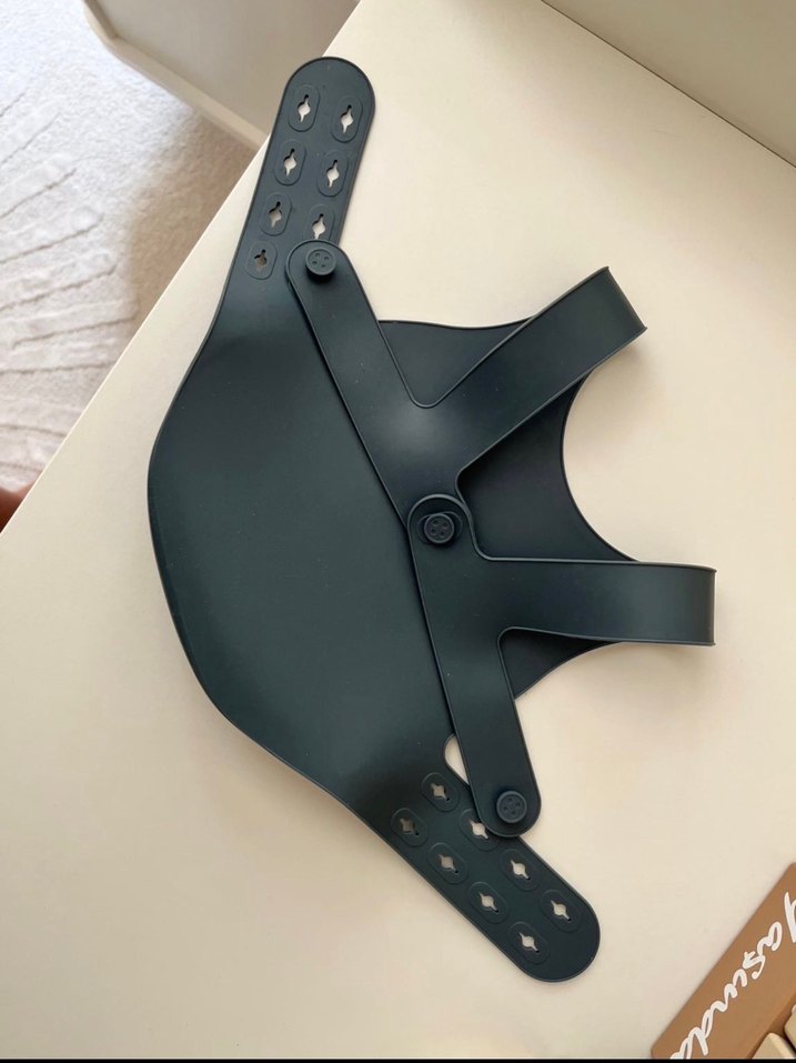 Gri Bebek Mama Önlüğü OiOi - Görsel 3