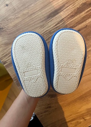 Erkek Çocuk Mavi Sıcak Ev Ayakkabısı - Görsel 4