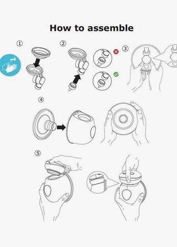 Pembe Elektrikli Göğüs Pompası - Görsel 2