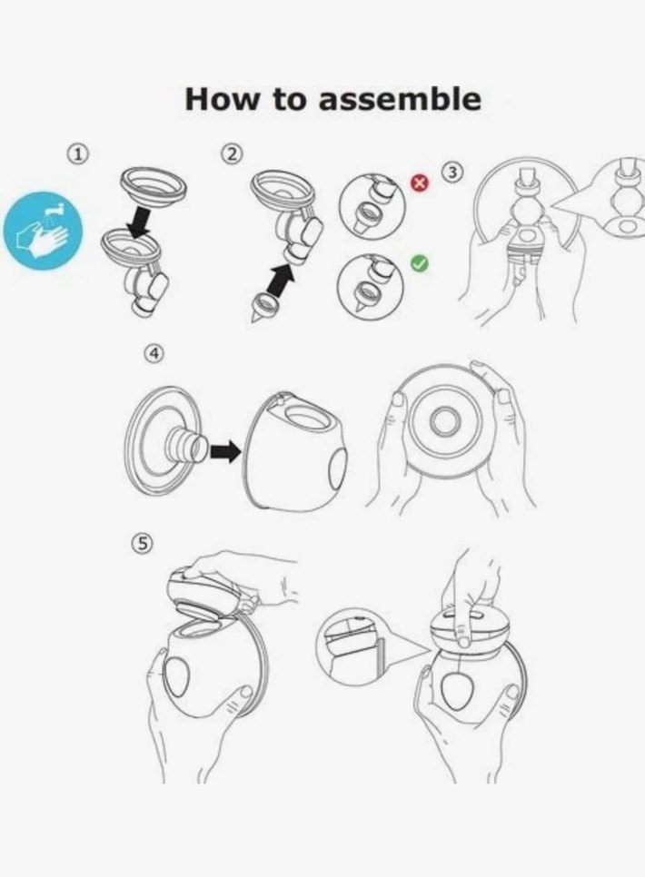 Pembe Elektrikli Göğüs Pompası - Görsel 2