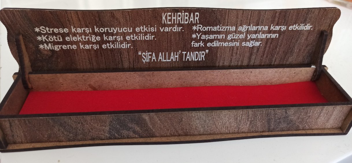 Parlak Kahverengi Ahşap Kutu - Görsel 2