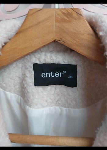 Bej Midi Kadın Peluş Kaban - Görsel 3