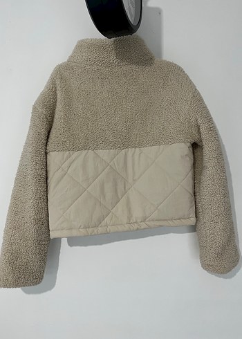 Pull&Bear muadili bej mont - Görsel 3