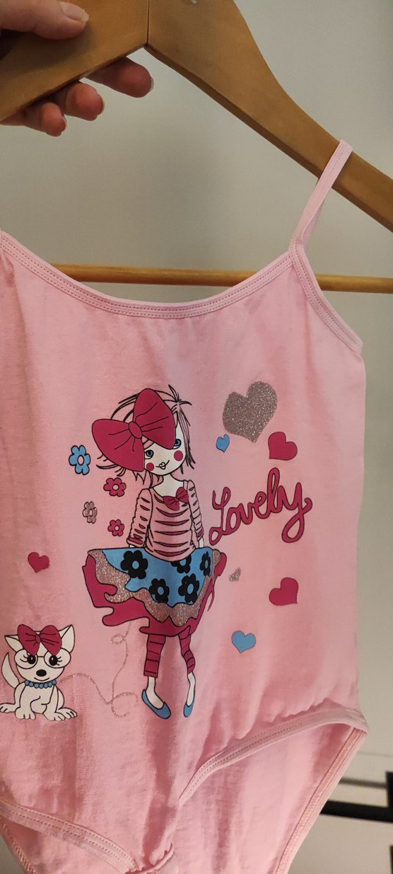 Pembe Kız Bebek  Askılı Body - Görsel 3