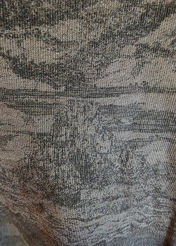 Pull and Bear Unisex  Desenli Bisiklet Yaka Triko Sweatshirt- 36 - Görsel 3