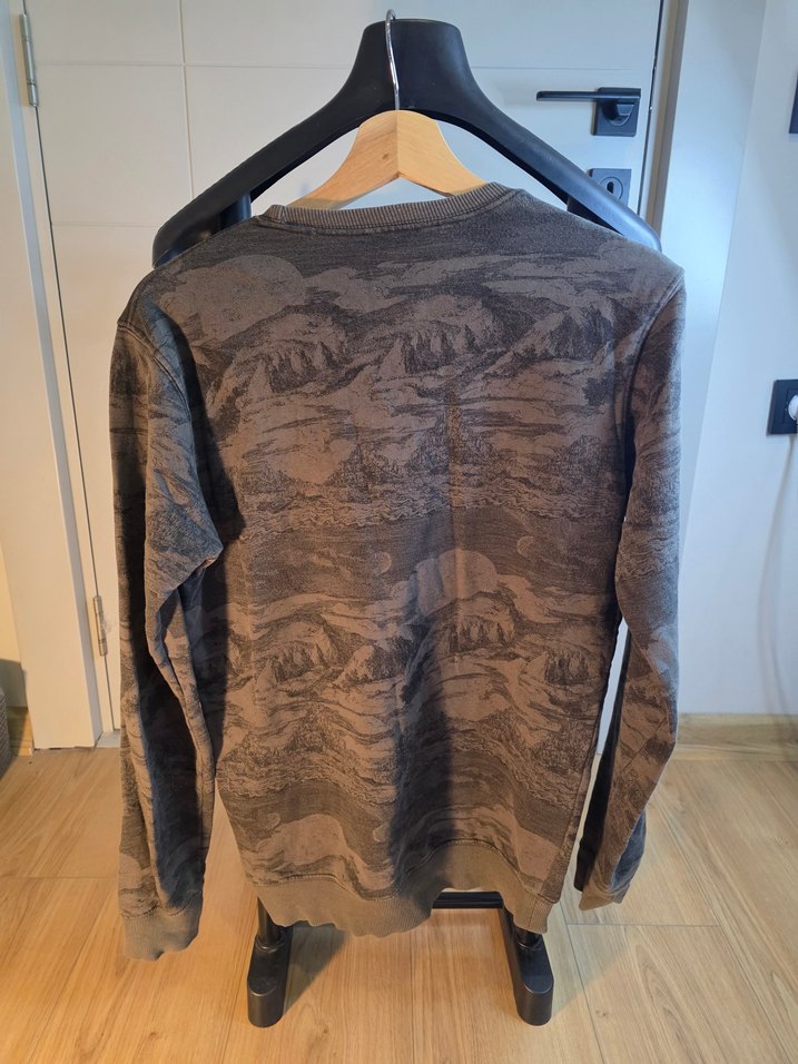 Pull and Bear Unisex  Desenli Bisiklet Yaka Triko Sweatshirt- 36 - Görsel 2