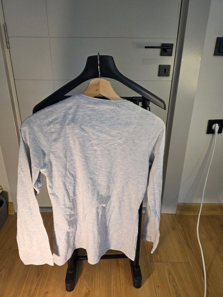 Gri Baskılı Uzun Kollu M beden Pijama - Görsel 2