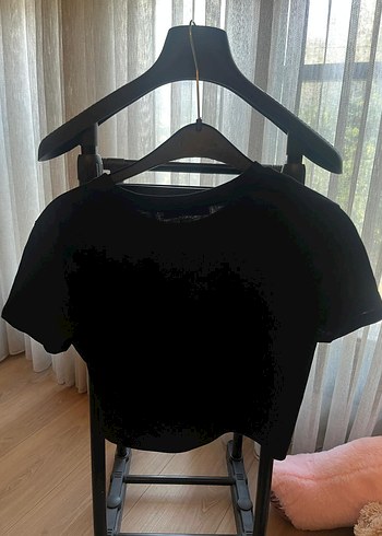 m Beden Kısa Kollu Siyah Goth Mini Tişört