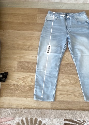Diğer Rahat Kesim Midi Kot Pantolon
