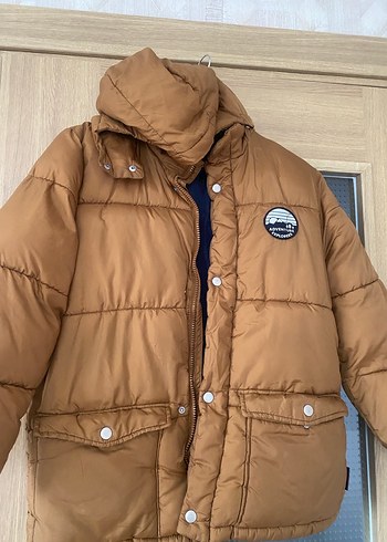 Kahverengi Erkek Çocuk Mont - Görsel 5