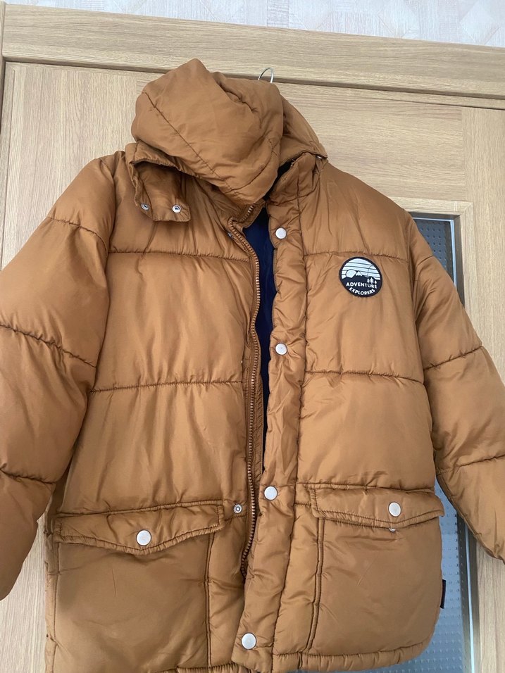 Kahverengi Erkek Çocuk Mont - Görsel 5