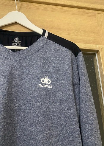 Dumbel marka Erkek Gri Mavi Uzun Kollu Sweatshirt - Görsel 7