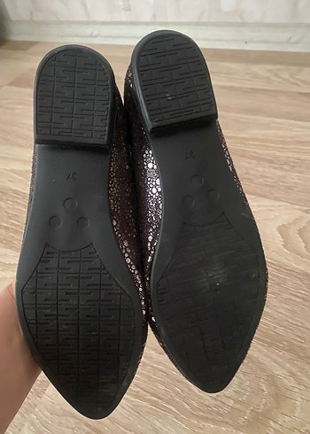 37 Beden gri Renk Parlak ayakkabı