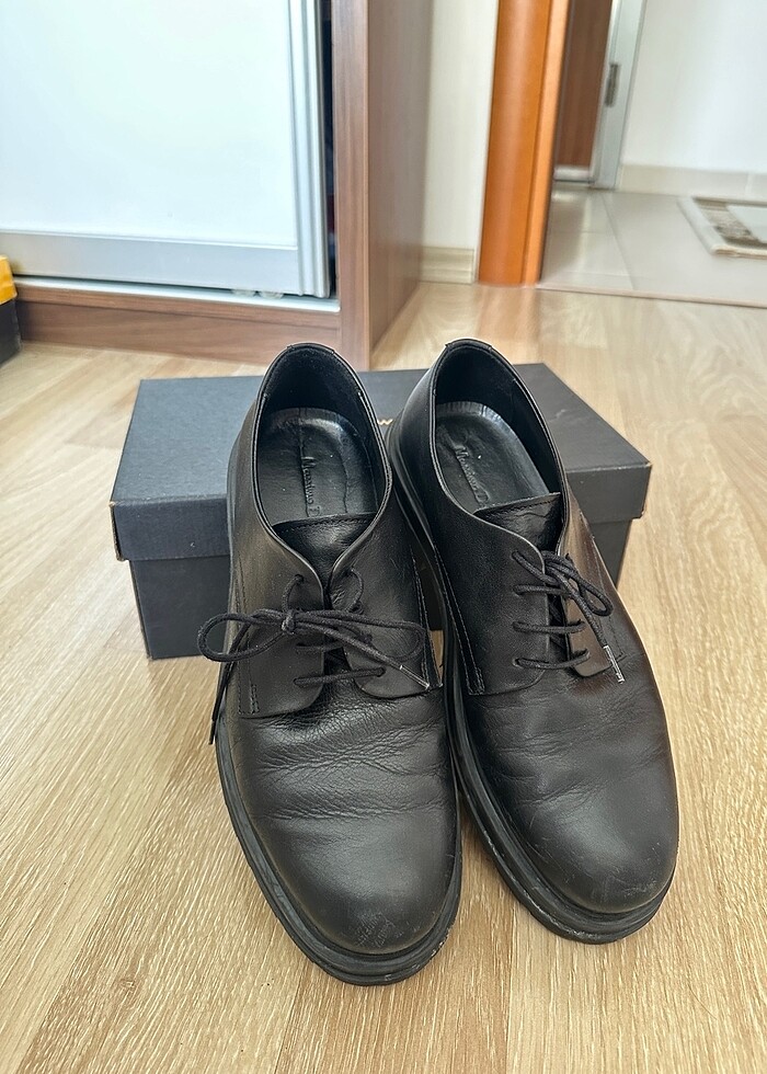 0 deri klasik ayakkabı - Görsel 2