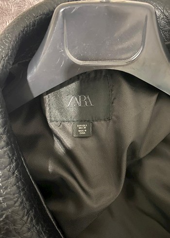 Siyah Kadın Deri Biker Ceket - Görsel 4