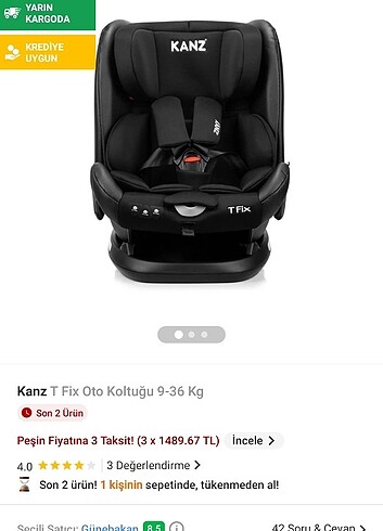 Kanz Oto koltuğu