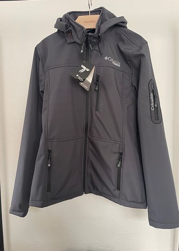 Columbia Siyah Kapüşonlu Fermuarlı Erkek Ceket - Görsel 6