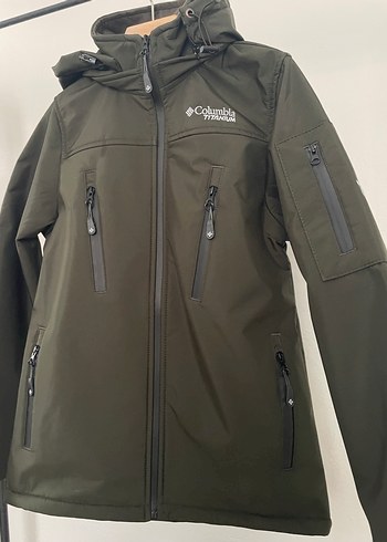Columbia Siyah Kapüşonlu Fermuarlı Erkek Ceket - Görsel 8