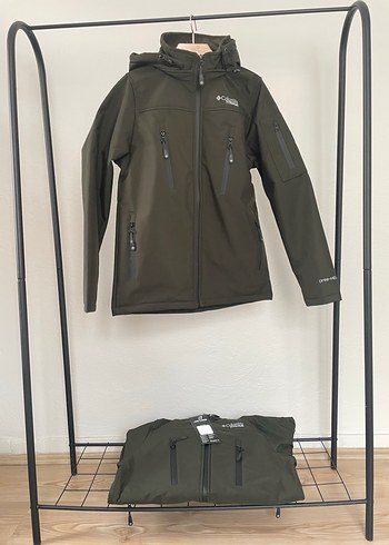 Columbia Siyah Kapüşonlu Fermuarlı Erkek Ceket - Görsel 7