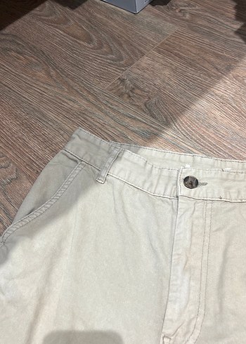 Diğer Bej Kadın Salaş Street Wear Pantolon