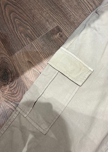 40 Beden Bej Kadın Salaş Street Wear Pantolon