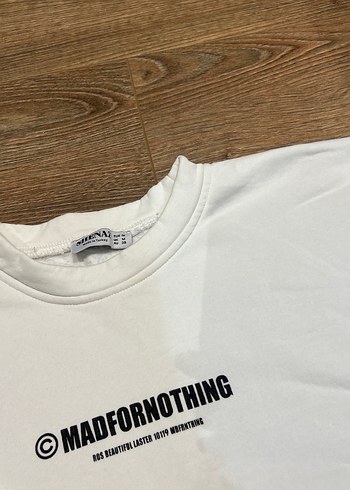 Diğer Beyaz Uzun Kollu Kadın Sweatshirt