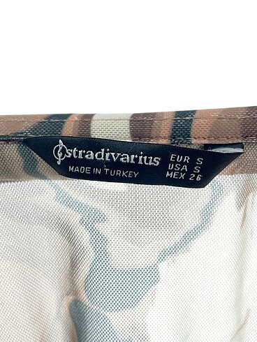 s Beden kahverengi Renk Stradivarius Gömlek %70 İndirimli.