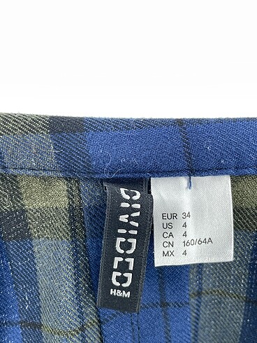 34 Beden lacivert Renk H&M Mini Etek %70 İndirimli.