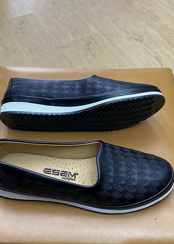 ESEM Kadın Siyah Dolgu Topuklu Babet - Görsel 2