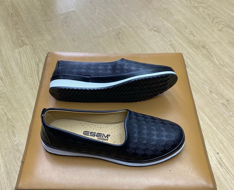 ESEM Kadın Siyah Dolgu Topuklu Babet - Görsel 2