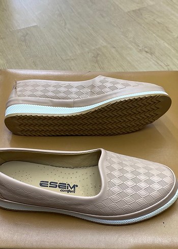 Bej Kadın Dolgu Topuklu Günlük Babet - Görsel 4