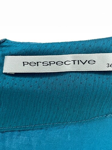 36 Beden mavi Renk Perspective Kısa Elbise %70 İndirimli.
