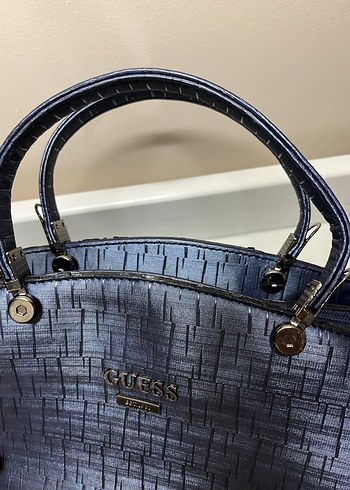 Mavi Deri Guess Kadın Çanta - Görsel 2