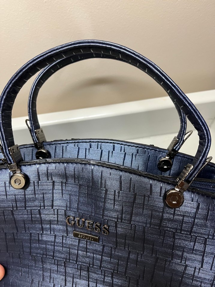 Mavi Deri Guess Kadın Çanta - Görsel 2