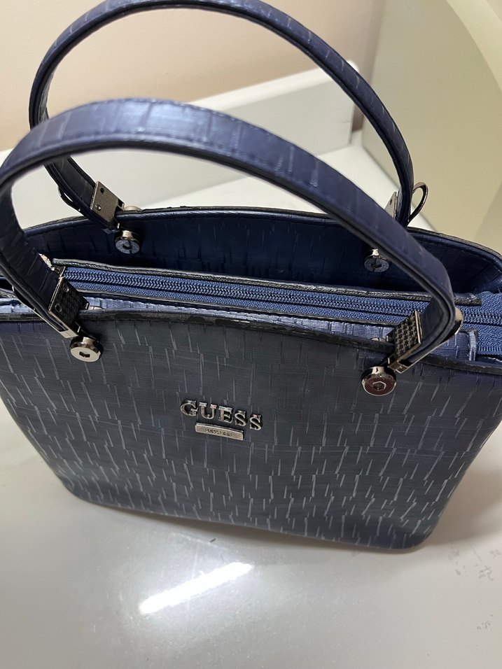 Mavi Deri Guess Kadın Çanta - Görsel 3
