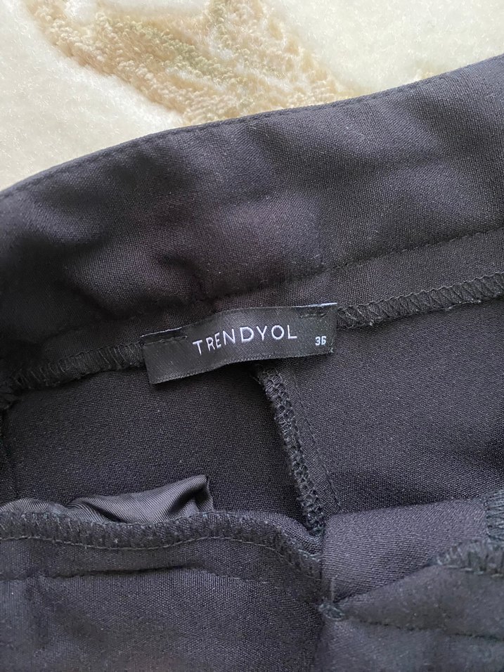 Kadın Siyah Palazzo Pantolon - Görsel 2