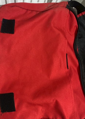 Kırmızı Kadın Spor Çantası Fermuarlı - Görsel 2