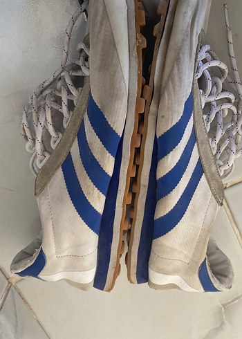 Adidas Beyaz mavi ayakkabı - Görsel 3