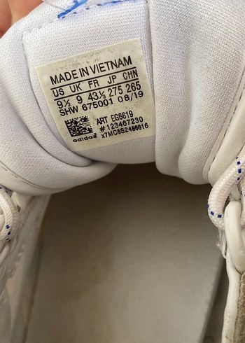 Adidas Beyaz mavi ayakkabı - Görsel 5