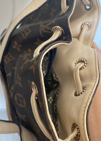 Louis Vuitton Kahverengi Deri Kadın Çanta - Görsel 3