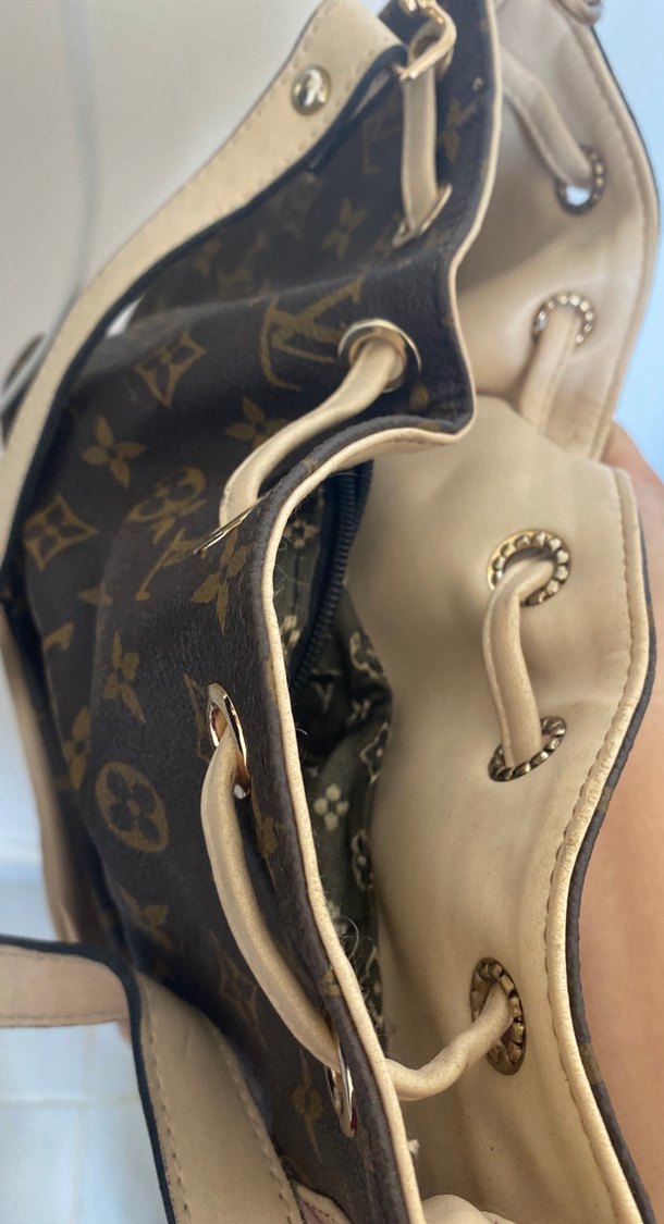 Louis Vuitton Kahverengi Deri Kadın Çanta - Görsel 3