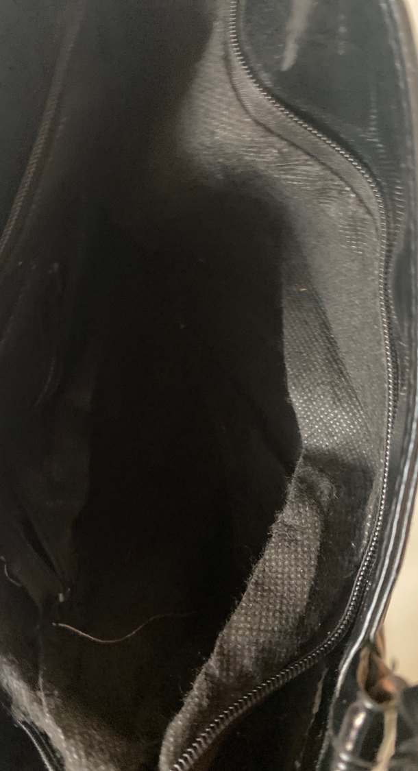 Gri Baskılı Deri Kadın Çanta - Görsel 3