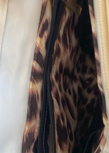 Beyaz Parlak Deri Kadın Çanta - Görsel 5