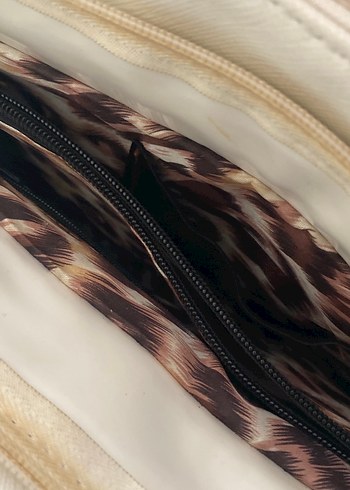 Beyaz Deri Kadın Çanta - Görsel 6