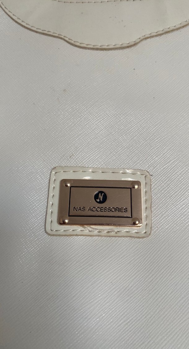 Beyaz Deri Kadın Çanta - Görsel 4